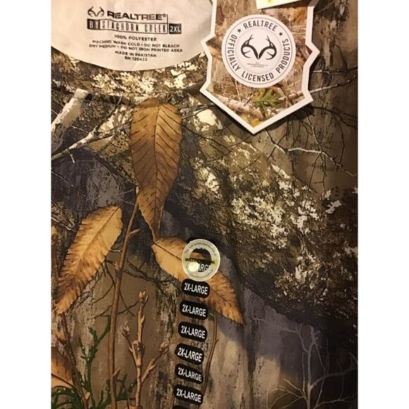Realtree Mossy Oak Camo Tee Mens Size 2XL NWT - Picture 3 of 3